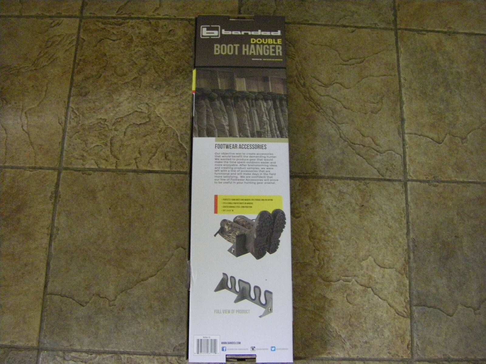 Banded Double Wader Rack Boot Hanger Wall Mount Storage Coated Steel eBay