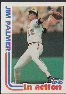 Topps 1982 Baseball Card - No 81 - Jim Palmer In Action