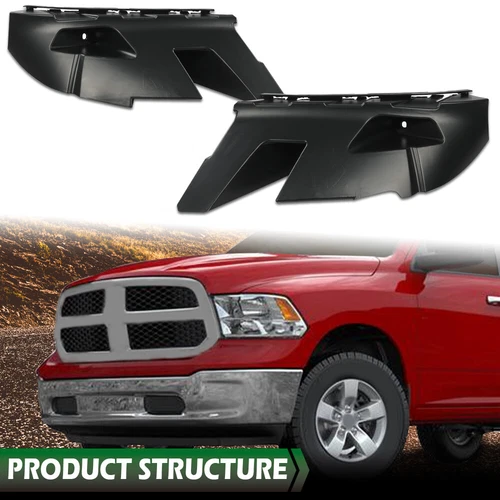 Front Bumper Bracket Support For 2013 2014-2019 Ram 1500 Classic Left+Right Side - Picture 11 of 13