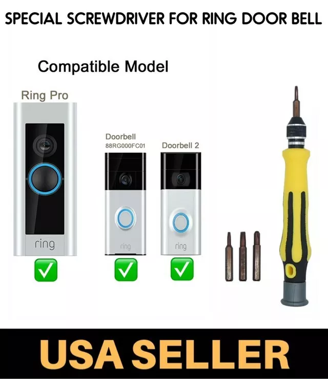 Ring doorbell discount 3 screwdriver