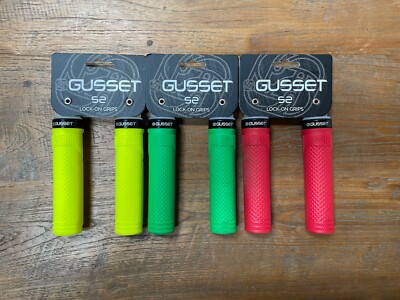 Gusset Lock-On grips, Lenker-Griff f. MTB, BMX und Fatbike, Lock on kit