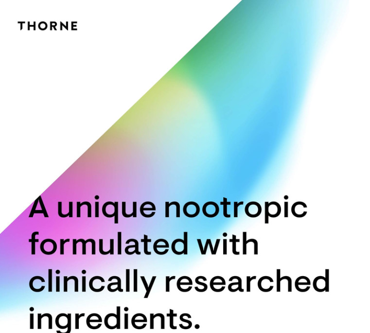 Thorne Memoractiv 60 Capsules Nootropic Brain Supplement for Focus, Creativity