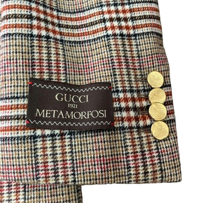 GUCCI x adidas Setup double suit Jacket Slacks Check Beige