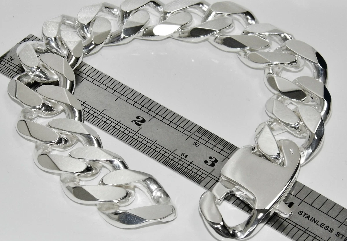 9.5 inch on sale sterling silver bracelet