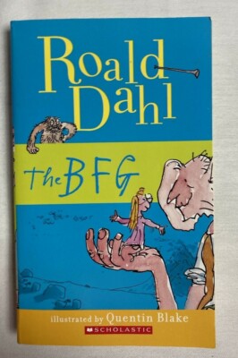 Roald Dahl The BFG Paperback Scholastic Illustrated Quentin Blake 2007