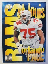 1997 Skybox Impact Boss Orlando Pace #18 HOF RC