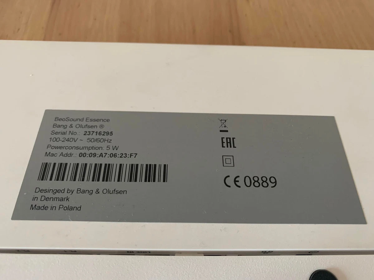 Bang & Olufsen - BeoSound Essence (MK1) | eBay