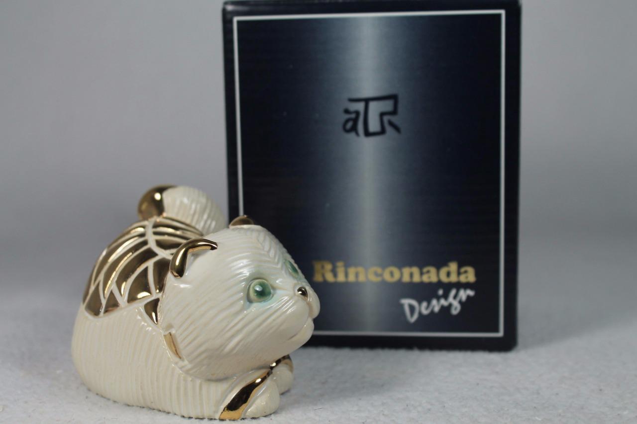 De Rosa Rinconada RARE Non U.S.'White Cat' Figurine #702 Ret New In Box ...