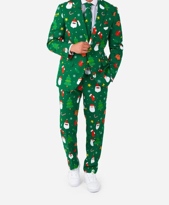 Men's OppoSuits NWT Festive Holiday Party 2 piece Santaboss Pant Suit, sz 40