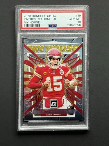 2023 Donruss Optic Patrick Mahomes II My House! PSA 10 GEM MINT KC Chiefs