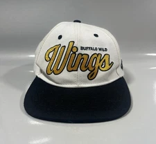 BUFFALO WILD WINGS Throwback Style HAT SnapBack Script Adult Cap