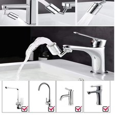 720 Degree Universal Faucet Washbasin Faucet Extension Adapter Aerator Splash Pr