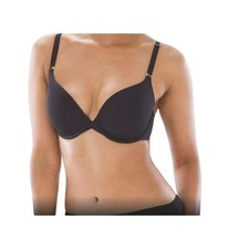 Soma Memorable Full Coverage Black Bra Size 36DD Supportive Lined Excellent