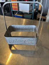 Vintage Pepsi Cola Double Dot Metal 6 Pack Bottle Carrier