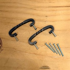 Vintage Twisted Oil Rubbed Bronze Drawer Pulls 3 Inch Center Set of 2 w/ Screws