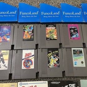 Lot of 27 NES Games 6 Manuals Rad Racer, TMNT 2, Gauntlet, Spot, Tetris & More!