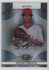 2008 Donruss Threads Gold Signatures 968/975 Stolmy Pimentel #88 Auto 3y4