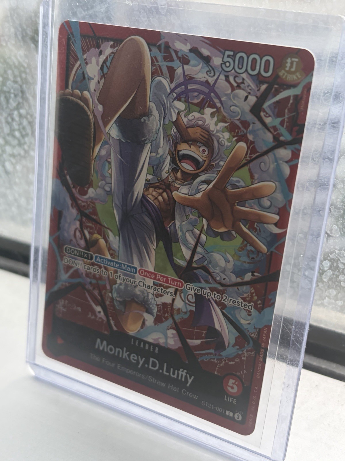 Bandai Monkey.D.Luffy Leader ST21-001 Starter Deck Gear 5 5000 One Piece CCG