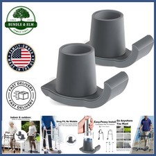 2-Pack Walker Ski Glides for Folding Walkers, Enhance Stability and Comfort