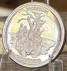 JOHNSON MATTHEY .999 FINE SILVER ART ROUND - FREEDOM OF SPEECH