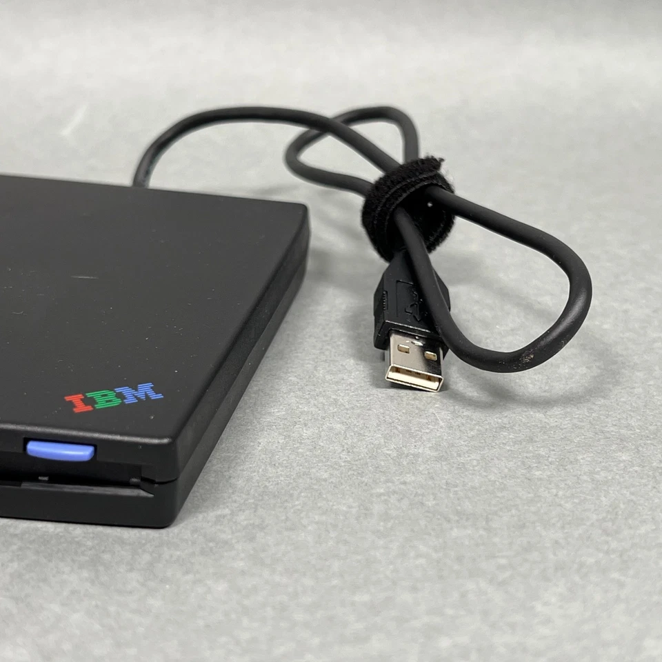 IBM USB Portable Diskette Drive MPF82E External Floppy Drive Works Great - Image 2 of 4