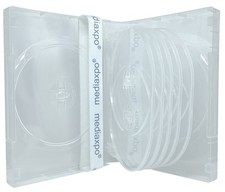 Clear 12 Disc DVD Cases Lot