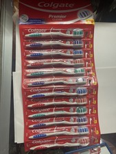 12PK Colgate Premier Clean Toothbrush MEDIUM