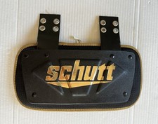 Schutt Youth Football Shoulder Pad Back Plate No Hardware - Black / Gold