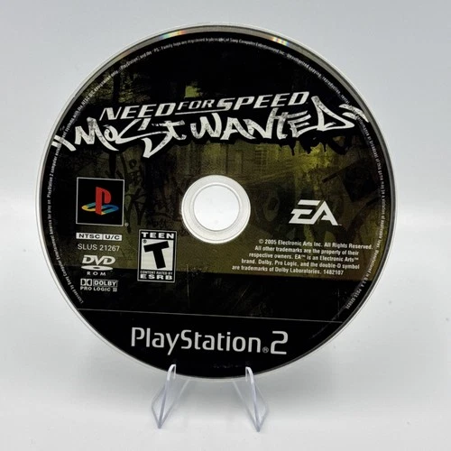 Need for Speed Most Wanted (Sony PlayStation 2 PS2, 2005) Disc Only! Tested!