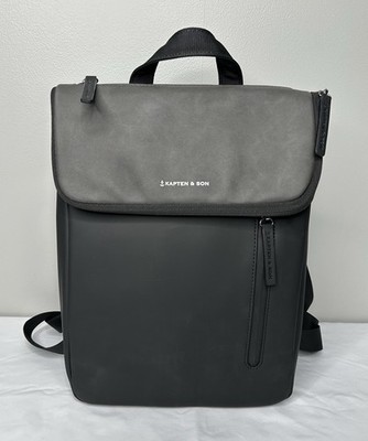 Kapten & Son Vallen All Black Notebook Backback