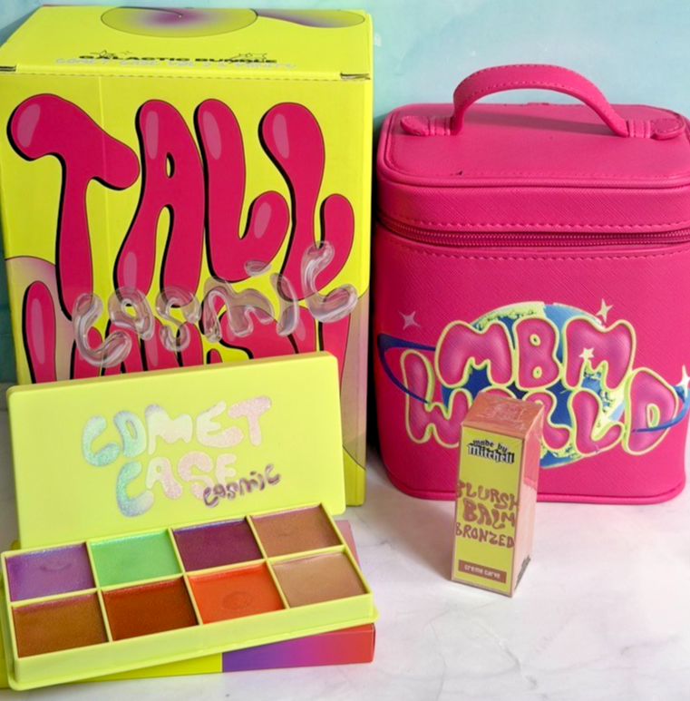 Made By Mitchell Comet Case Cosmic Pink Tall Vanity Blursh Bronzer NWB Worth £64