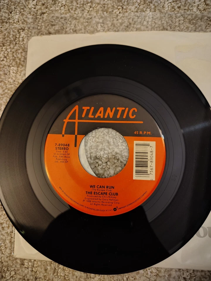 The Escape Club - Wild Wild West / We Can Run 45 Vinyl Record Single 7" VG+! Foto 2 de 2