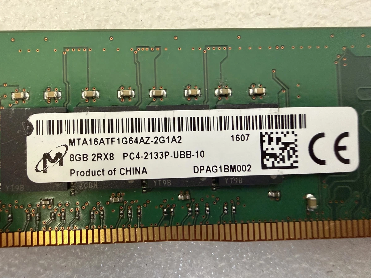 Micron PC4-17000 (DDR4-2133) Bus Speed Computer RAM 8 GB Capacity