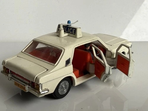 Rare Dinky Toys Classic Car Model Vintage Toy Ford Zodiac Police  Motor Car