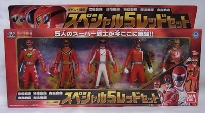 Event limited Super Sentai series Special 5 Five Red set