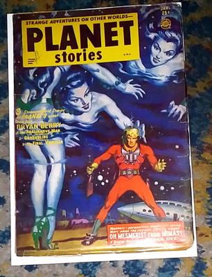 PLANET STORIES V5N8 Jan., 1953 /  GGA Cover Art by Allen Anderson