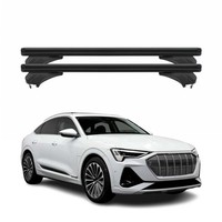 Menabo DachträGer GrundtäGer FüR Audi Q8 E-Tron 2022-2026 Aluminium Schwarz 2Tlg