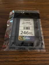 Canon PIXMA 246XL Color Ink Cartridge New Genuine Sealed