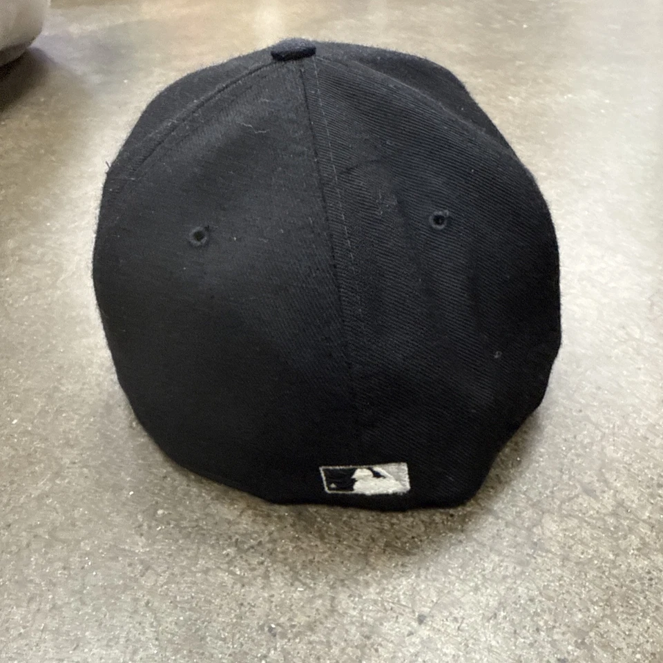 VTG Chicago White Sox Hat New Era Diamond Collection Pro Model Wool Fitted 7 1/2 - Image 4 of 4