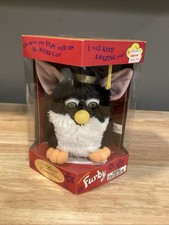 Rare Misprint On Box Special Limited Edition Graduation Furby 1999, New Open Box