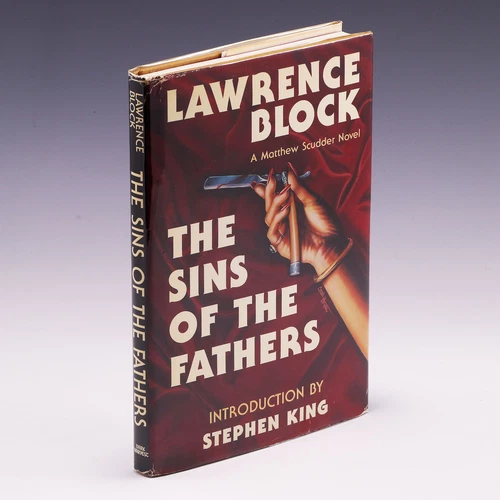 **Signed**;The Sins of the Fathers (Matthew Scudder Mysteries) by Lawrence Block