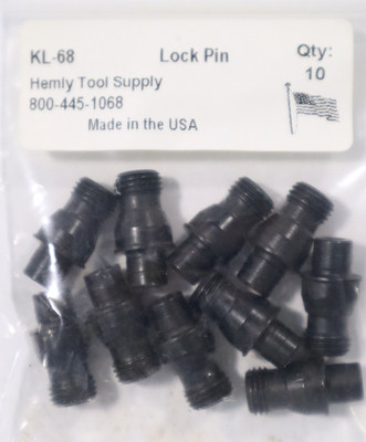 5 pcs, KL-58 LOCK PIN F0R INDEXABLE TURNING TOOLS, 3/4'' INSCRIBED CIRCLE