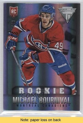 2013 Panini Rookie Anthology Jersey Number 30/49 Michael Bournival RC READ 1k9