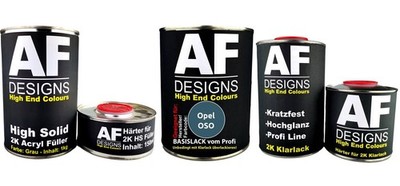 FÜR Opel OSO Bluestone Metallic Autolack Grundierung Klarlack 3,7L Set