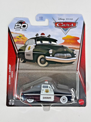 Disney Pixar Cars Sheriff Diecast 20th Anniversary 2026 Mattel New In Box