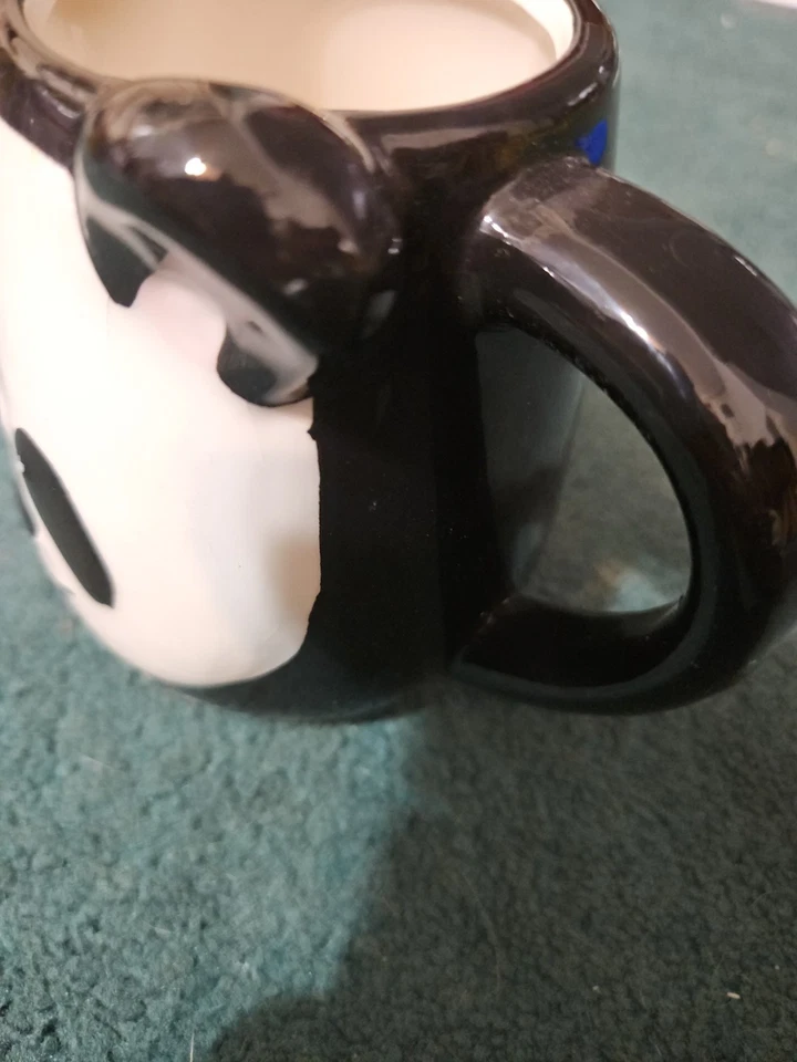 Taza de té café 3D Tag Black & White Panda Bear Zoo Animal 10 oz pieza Foto 2 de 4