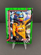 2025 Topps Chrome F1 #105 Oscar Piastri Green RayWave Refractor 25/99 Formula 1