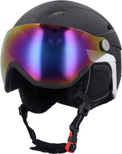 - Casco Da Sci Wa-2 Con Visiera, Nero, XL