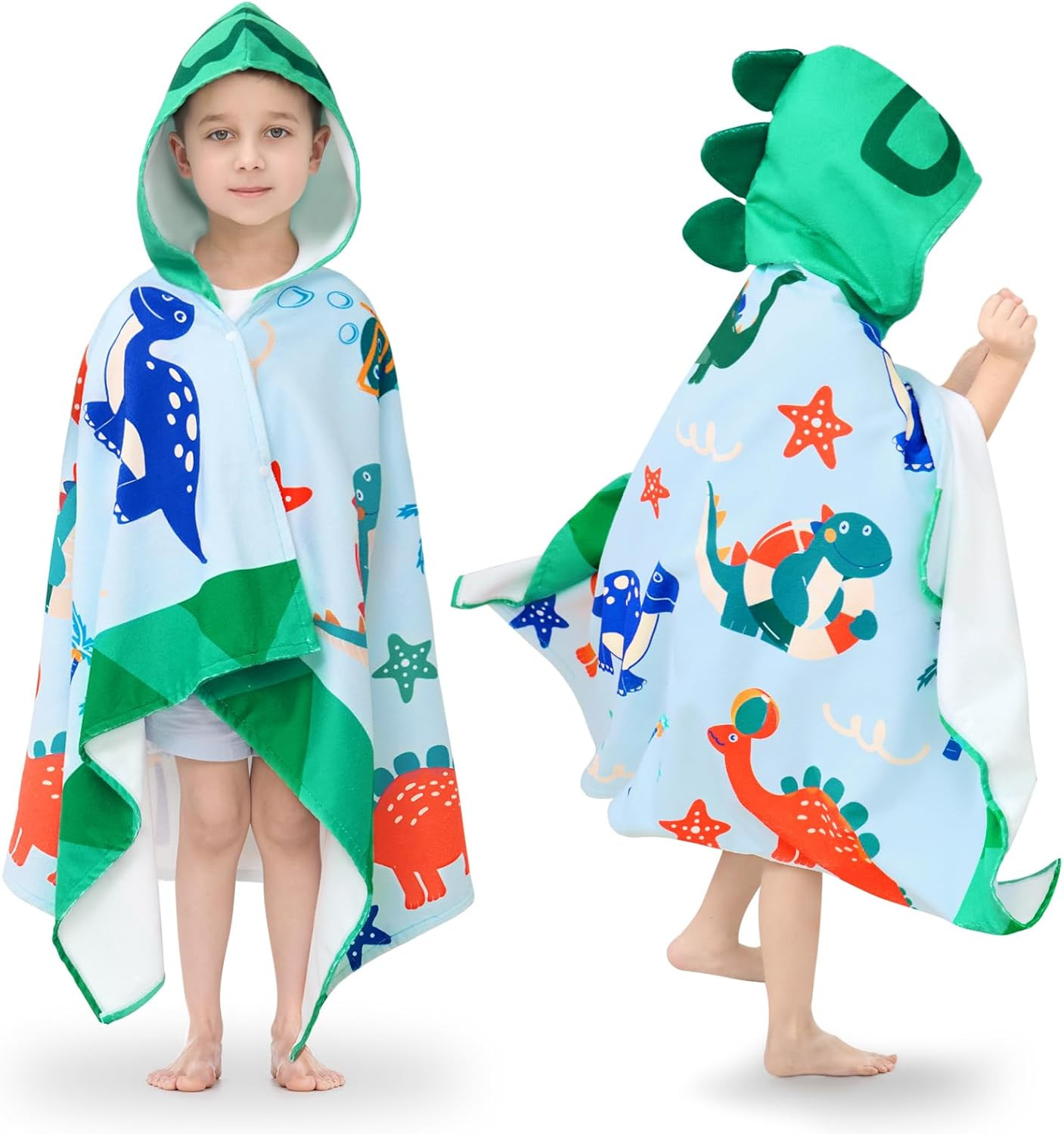 S-hooded Towels For Kids,kids Hooded Bath Towel 30" X 50" For 3-