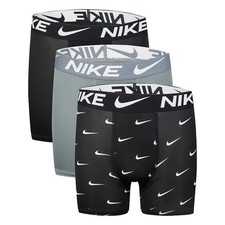 Nike Dri-Fit Youth Boxer Briefs Black 3-Pack Size Small NEW